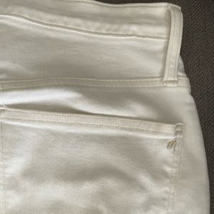 white madewell straight leg jeans